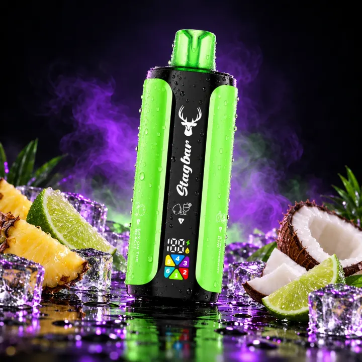 Stagbar 6in1 Lime Edition – jednorazowy e-papieros 180 000 zaciągnięć